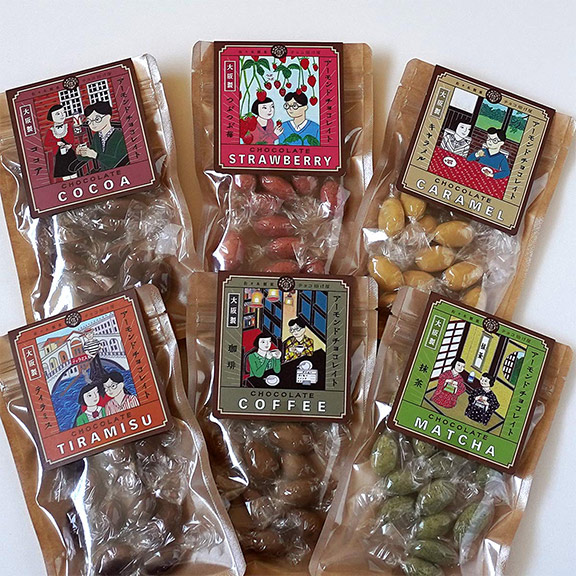 チョコ掛け屋ジッパー袋6種類